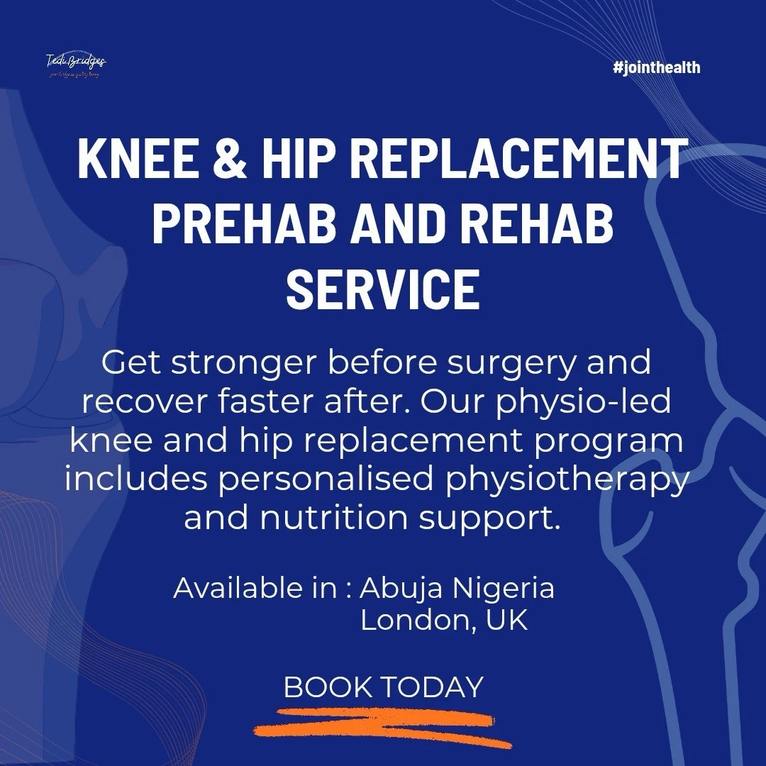 Knee and Hip Replacement Prehab and Rehab Service